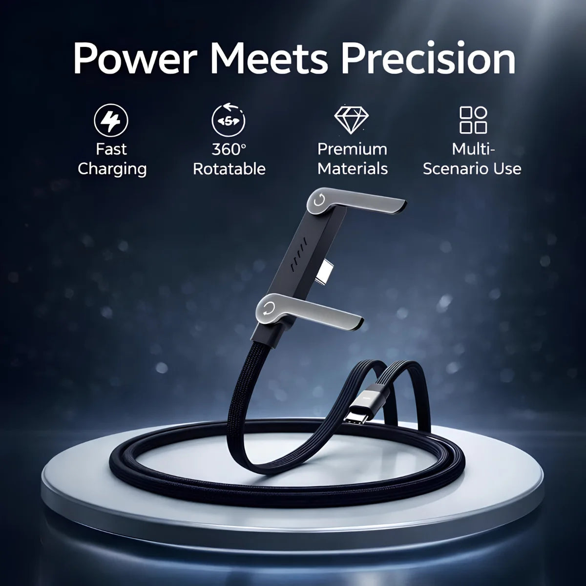 ChargeMate™ 2-in-1 (Cable + Phone Stand)
